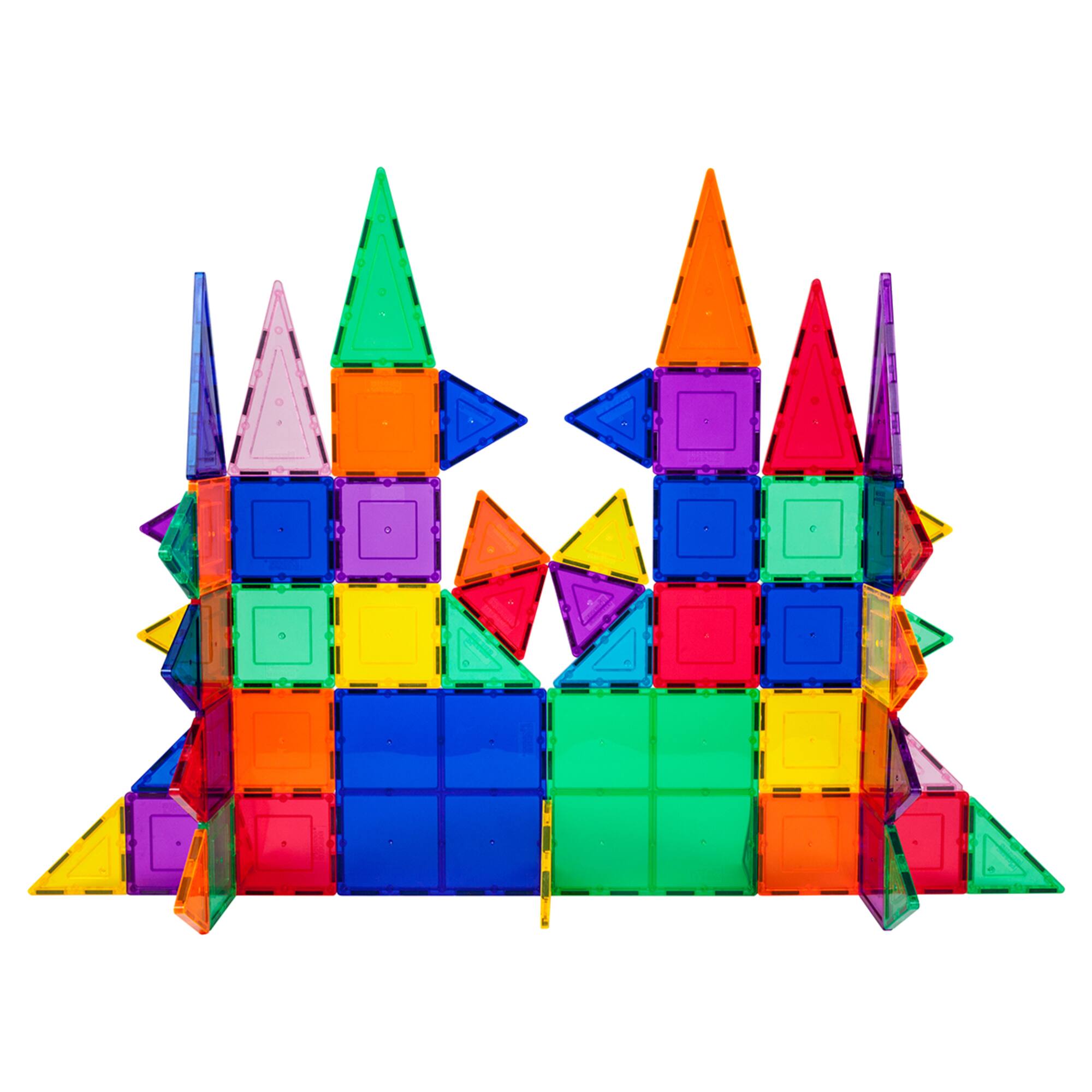 PicassoTiles® 61 Piece Classic Magnetic Tile Building Set